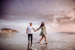 Fort Lauderdale Family Photographer, couple walking on the beach