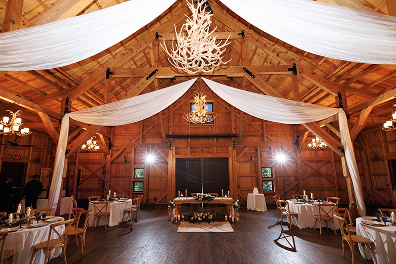 wedding venue, reception, barn