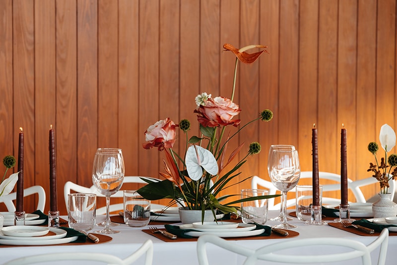 wedding tablescape, florals